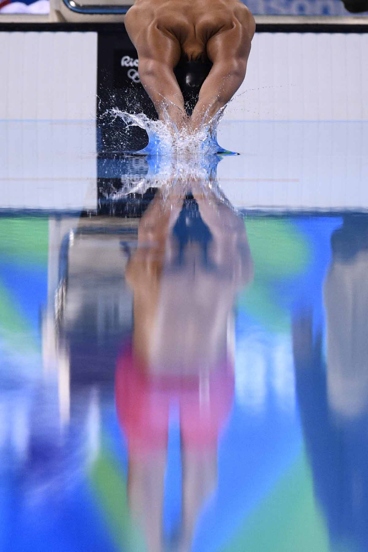Japan's Ippei Watanabe competes in the Men's 200m Breaststroke Final during the swimming event at the Rio 2016 Olympic Games at the Olympic Aquatics Stadium in Rio de Janeiro on August 10, 2016. Japan's Ippei Watanabe competes in the Men's 200m Breaststroke Final during the swimming event at the Rio 2016 Olympic Games at the Olympic Aquatics Stadium in Rio de Janeiro on August 10, 2016.