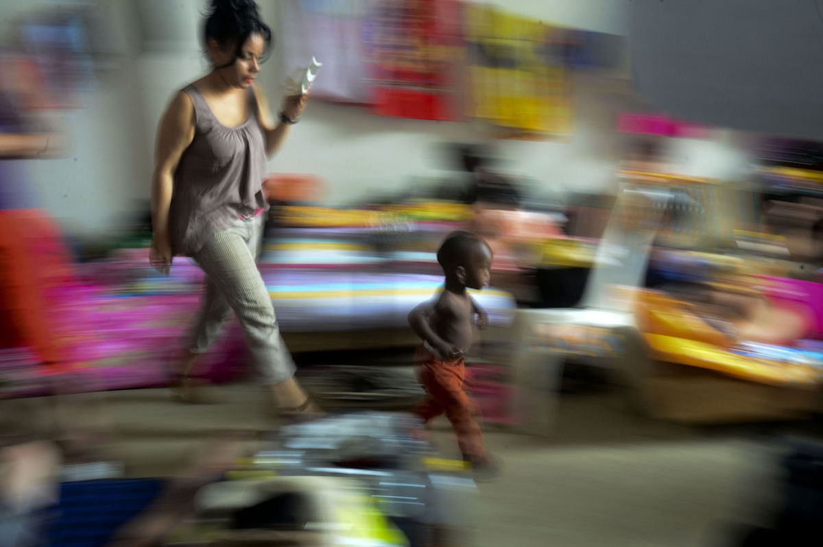 Cuban migrants remain in a shelter in the Turbo municipality, Antioquia department, Colombia, on June 14, 2016