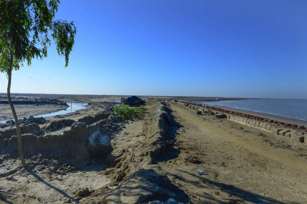 Some of the coast defences in Kutubdia. Some of the coast defences in Kutubdia.