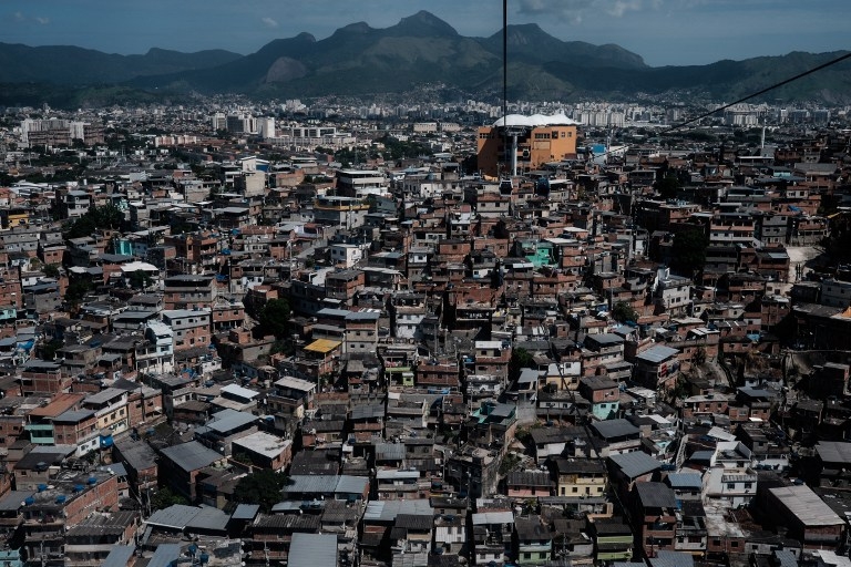 View of the Alemao complex in Rio de Janeiro, Brazil, on April 8, 2015 View of the Alemao complex in Rio de Janeiro, Brazil, on April 8, 2015