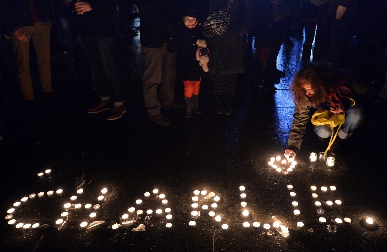 A rally in Strasbourg, eastern France, on January 7, 2015 following the deadly attack on Charlie Hebdo's Paris offices A rally in Strasbourg, eastern France, on January 7, 2015 following the deadly attack on Charlie Hebdo's Paris offices