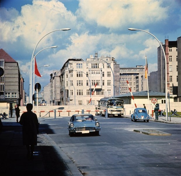 Checkpoint Charlie, in 1968 Checkpoint Charlie, in 1968