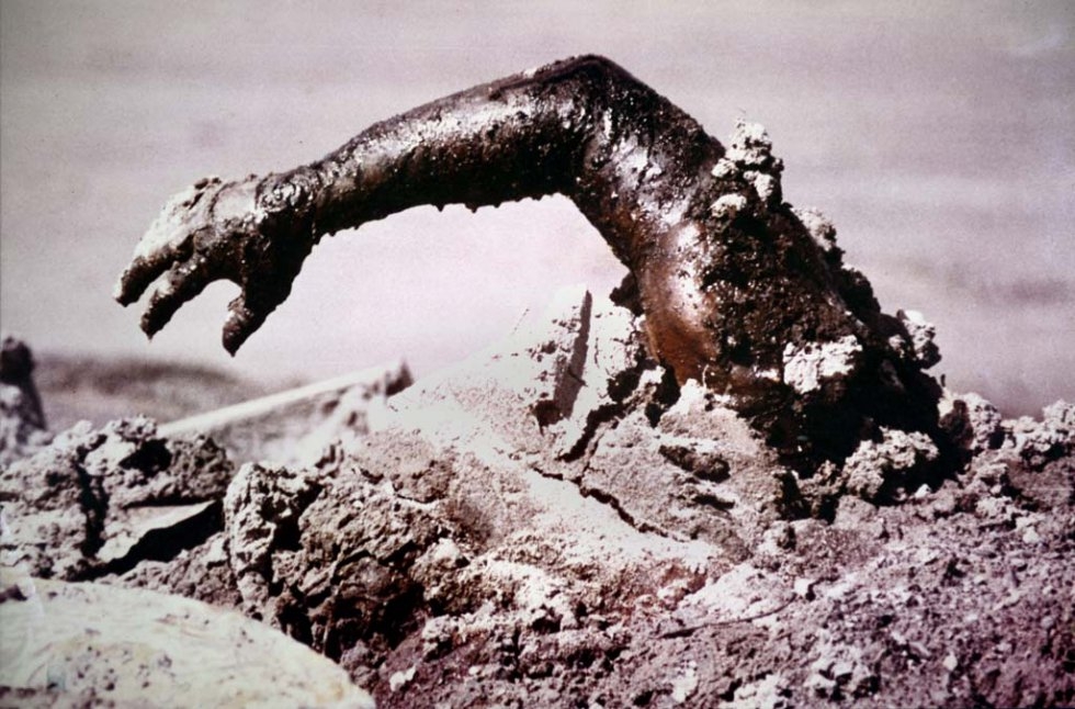 A victim of the massive landslide. A victim of the massive landslide.