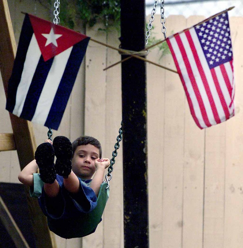 Then six-year-old Elian Gonzalez at his Miami relatives' house in April, 2000. Then six-year-old Elian Gonzalez at his Miami relatives' house in April, 2000.