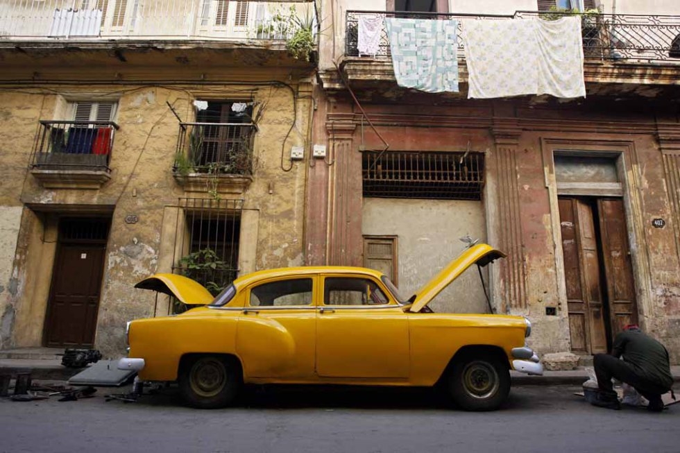 A Cuban fixes his 1954 Chevrolet in Havana in May, 2007. A Cuban fixes his 1954 Chevrolet in Havana in May, 2007.