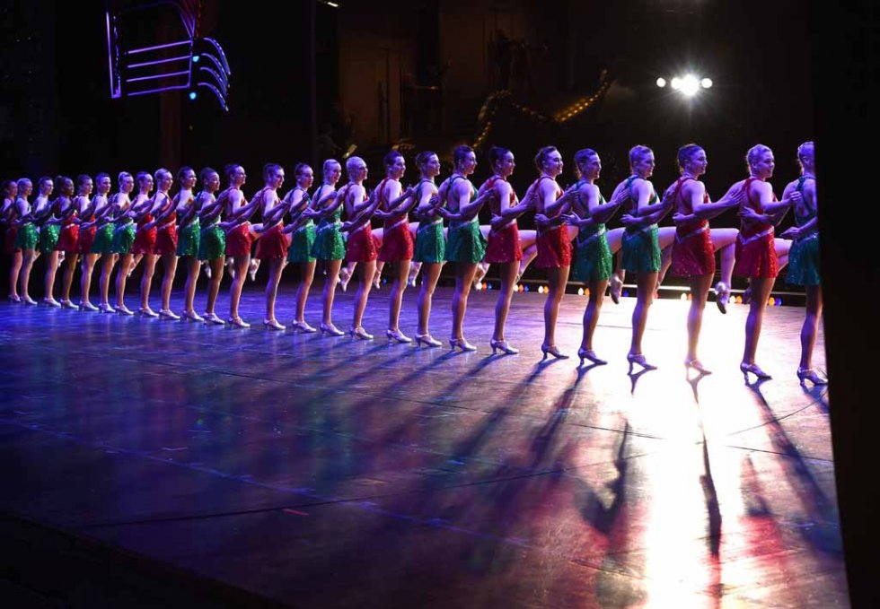 Rockettes from backstage. Rockettes from backstage.