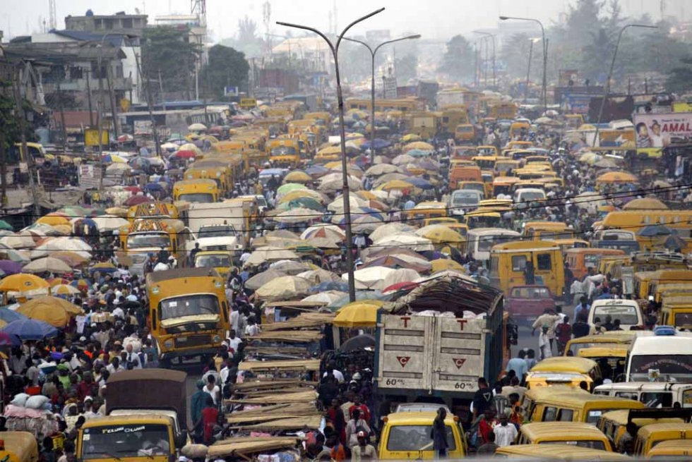 Congestion in Lagos, February, 2006. Congestion in Lagos, February, 2006.