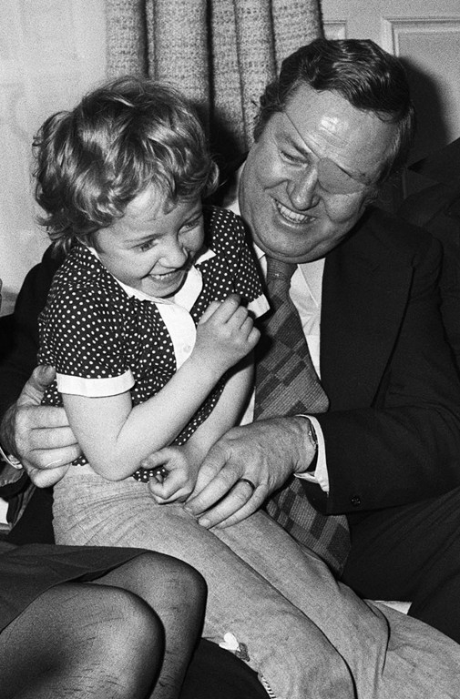 Jean-Marie and Marine Le Pen in May 1974 Jean-Marie and Marine Le Pen in May 1974
