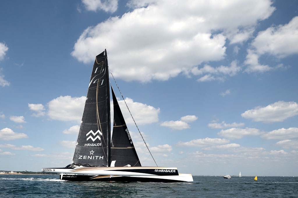 The Spindrift 2, moments before the collision The Spindrift 2, moments before the collision