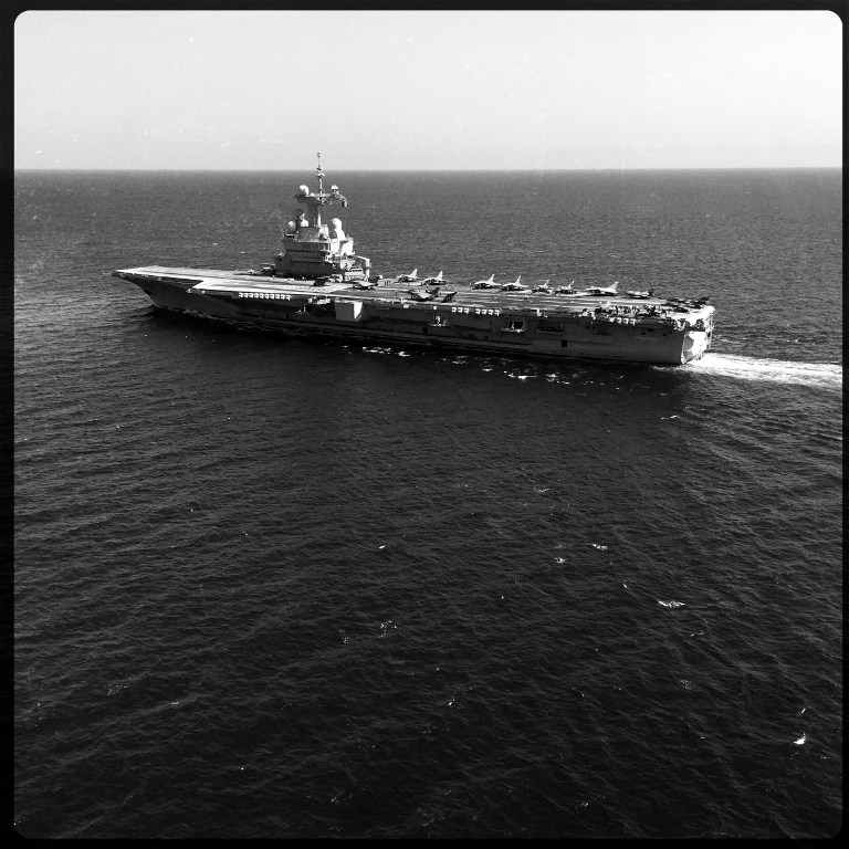 The Charles de Gaulle operating in the Persian Gulf on February 26, 2015 The Charles de Gaulle operating in the Persian Gulf on February 26, 2015