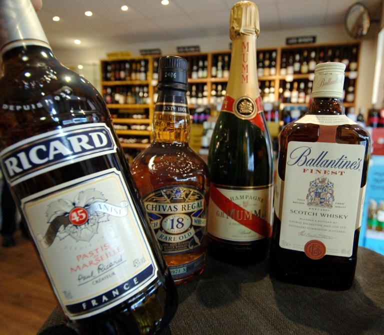 A few Pernod Ricard brands A few Pernod Ricard brands