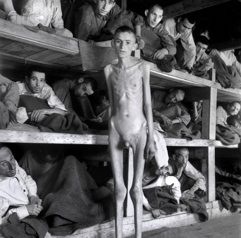 Inmates of Block 61 at Buchenwald death camp Inmates of Block 61 at Buchenwald death camp