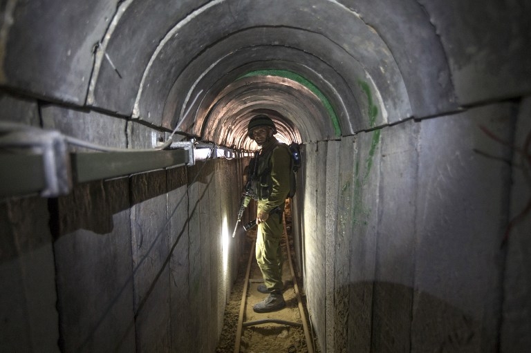 TOPSHOTS-TOPSHOTS 2014-ISRAEL-PALESTINIAN-CONFLICT-GAZA-TUNNEL TOPSHOTS-TOPSHOTS 2014-ISRAEL-PALESTINIAN-CONFLICT-GAZA-TUNNEL