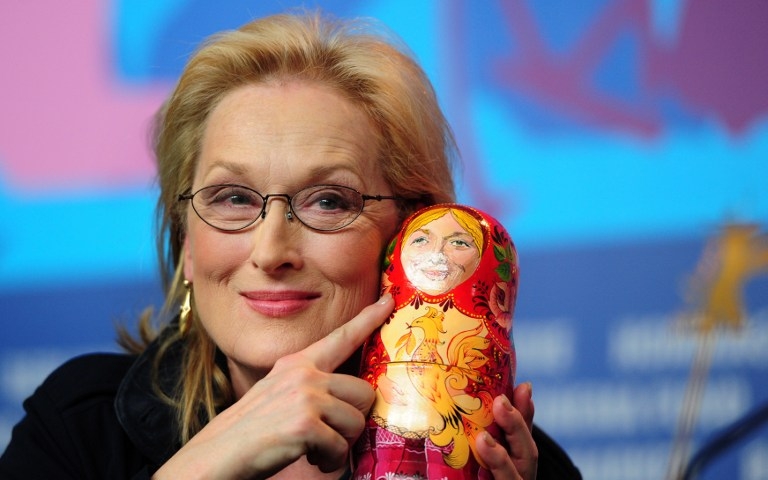 Meryl Streep at a press conference for 'The Iron Lady' at the Berlinale on February 14, 2012 Meryl Streep at a press conference for 'The Iron Lady' at the Berlinale on February 14, 2012