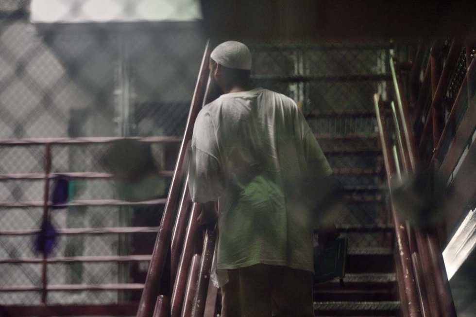 Unidentified detainee at Guantanamo. April, 2014. Photo made during an escorted visit and approved by the US military. Unidentified detainee at Guantanamo. April, 2014. Photo made during an escorted visit and approved by the US military.