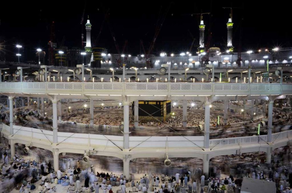 Muslim pilgrims circle around Islam holiest site, the Kaaba, at the Grand Mosque in Mecca. (AFP/Mohammed Al-Shaikh) Muslim pilgrims circle around Islam holiest site, the Kaaba, at the Grand Mosque in Mecca. (AFP/Mohammed Al-Shaikh)