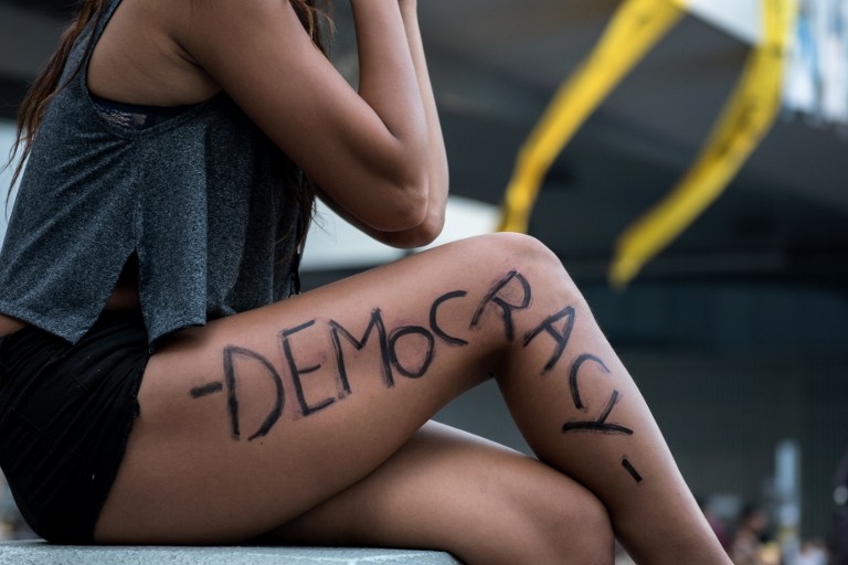 HONG KONG-CHINA-POLITICS-DEMOCRACY HONG KONG-CHINA-POLITICS-DEMOCRACY