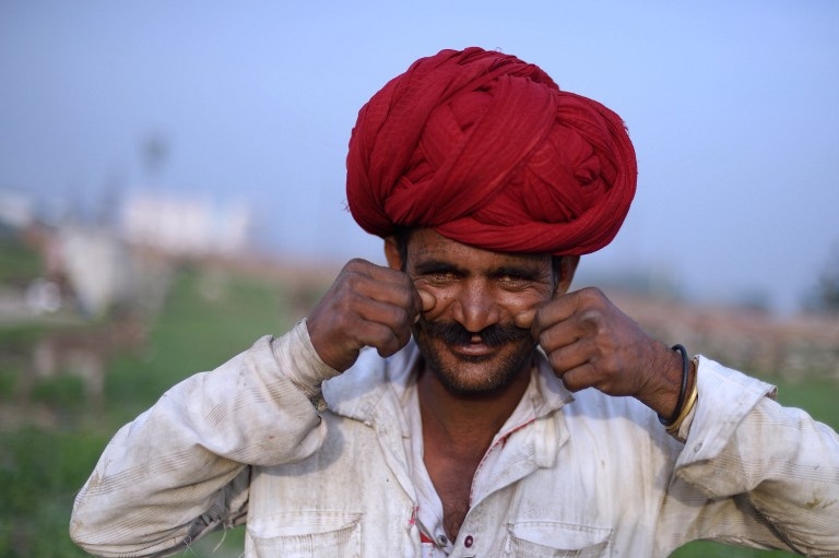 Nomadic shepherd Lassa Ram, at his camp in Sikri in Faridabad, on March 25, 2015 Nomadic shepherd Lassa Ram, at his camp in Sikri in Faridabad, on March 25, 2015