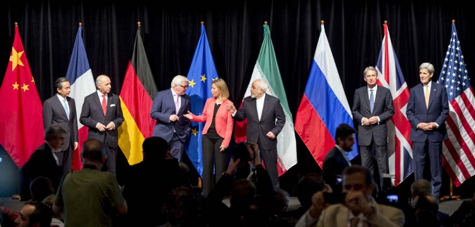 The press conference after Iran nuclear talks in Vienna on July 14, 2015. The press conference after Iran nuclear talks in Vienna on July 14, 2015.