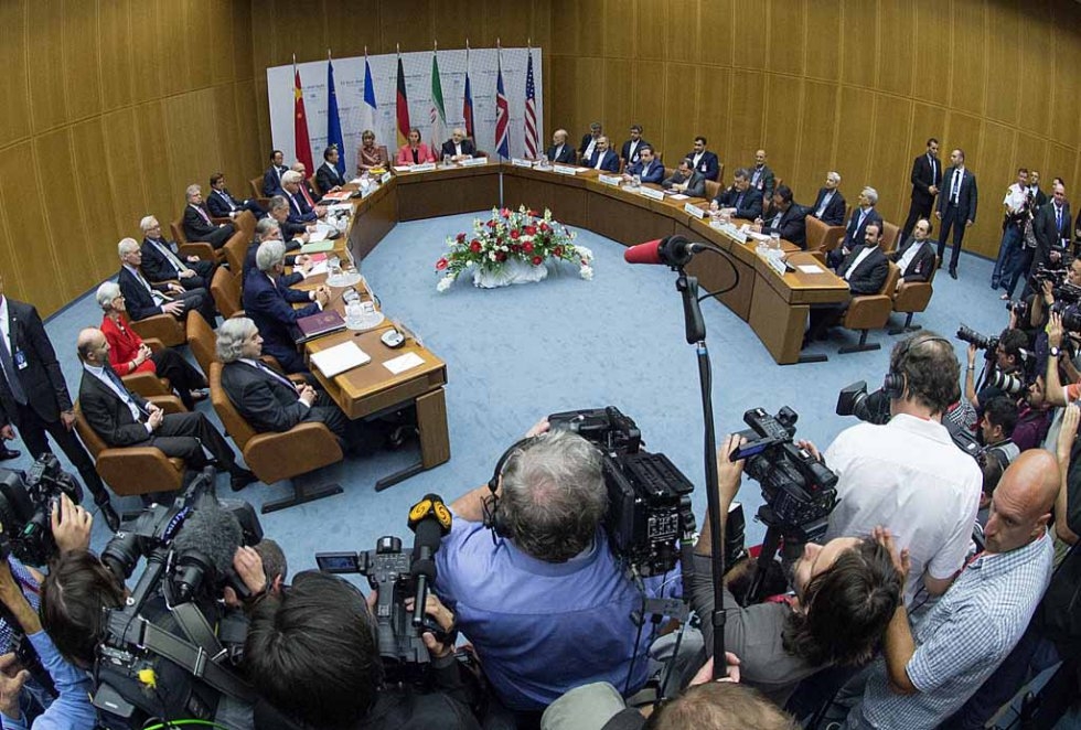 Six world powers and Iran hold a final plenary session at the United Nations building in Vienna on July 14, 2015 Six world powers and Iran hold a final plenary session at the United Nations building in Vienna on July 14, 2015