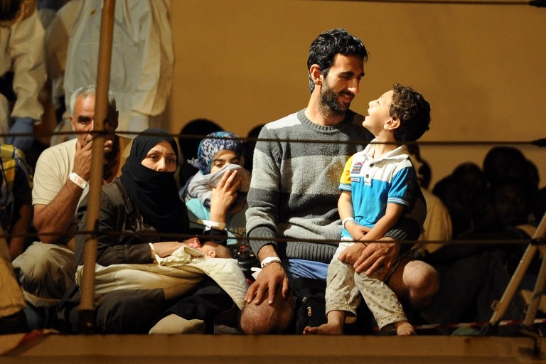 ITALY-SEA-REFUGEES-IMMIGRATION ITALY-SEA-REFUGEES-IMMIGRATION