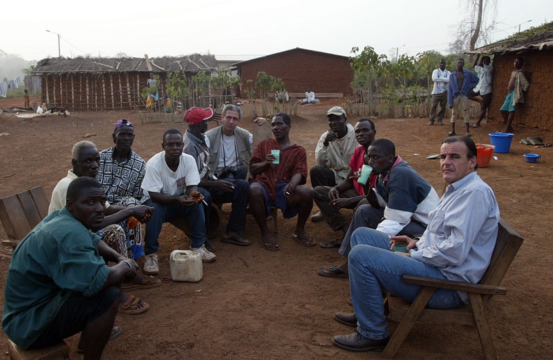 Jacques Lhuillery in a Bete village in Ivory Coast in 2003 Jacques Lhuillery in a Bete village in Ivory Coast in 2003