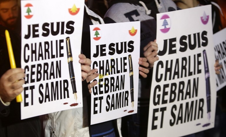 LEBANON-FRANCE-ATTACK-CHARLIE-HEBDO LEBANON-FRANCE-ATTACK-CHARLIE-HEBDO