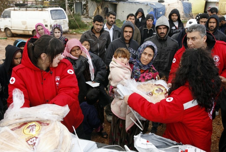 LEBANON-SYRIA-REFUGEE-WEATHER-RED CROSS LEBANON-SYRIA-REFUGEE-WEATHER-RED CROSS
