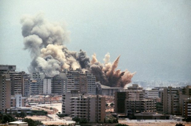 Israeli shelling on West Beirut on August 2, 1982 Israeli shelling on West Beirut on August 2, 1982