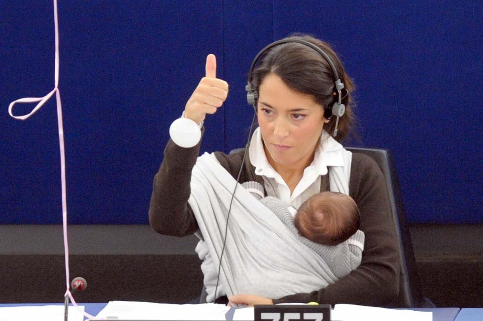 Euro MP Licia Ronzulli at the European Parliament. October, 2010. Euro MP Licia Ronzulli at the European Parliament. October, 2010.