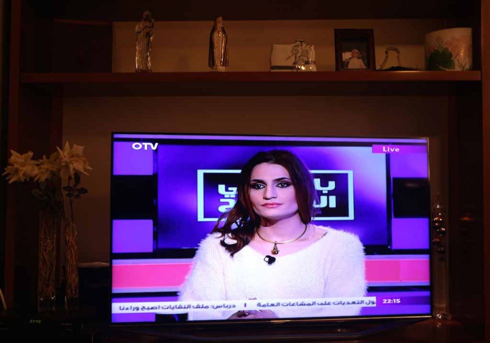 Sasha appears on a talk show on OTV, a Lebanese Christian channel. January, 2016. Sasha appears on a talk show on OTV, a Lebanese Christian channel. January, 2016.