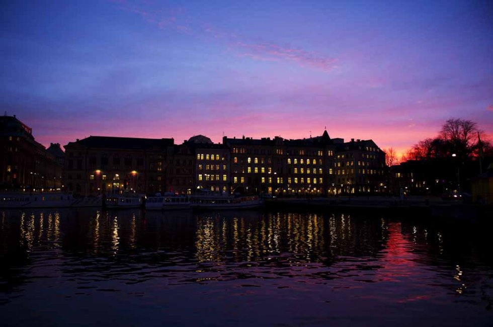 Stockholm at sunset. November, 2011. Stockholm at sunset. November, 2011.