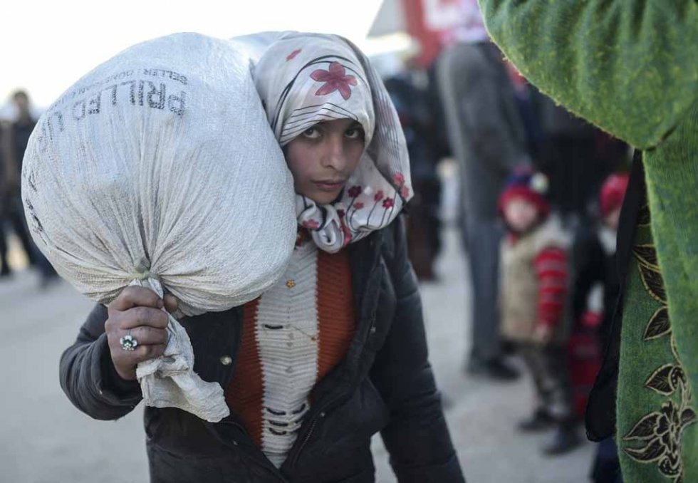 Carrying supplies. February 5, 2016. Carrying supplies. February 5, 2016.