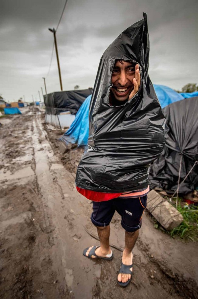 Keeping dry in the Jungle. October, 2015. Keeping dry in the Jungle. October, 2015.