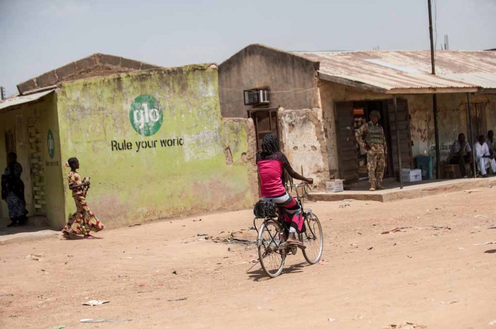A street in Chibok, March 2016. A street in Chibok, March 2016.