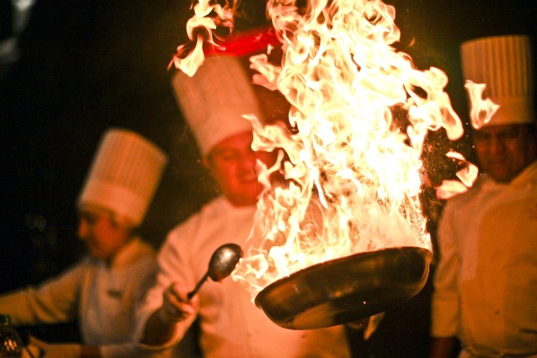 A Peruvian chef at a restaurant competition in Lima in September 2014 A Peruvian chef at a restaurant competition in Lima in September 2014