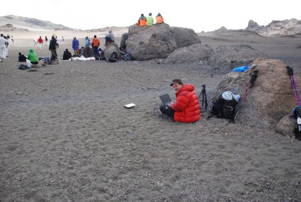 Peter Martell files a cricket story from the crater of the Kilimanjaro Peter Martell files a cricket story from the crater of the Kilimanjaro