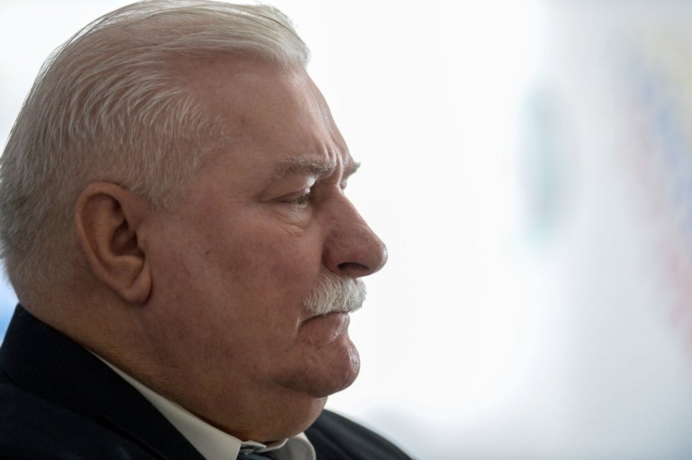 Lech Walesa in Caracas, on February 19, 2016 Lech Walesa in Caracas, on February 19, 2016