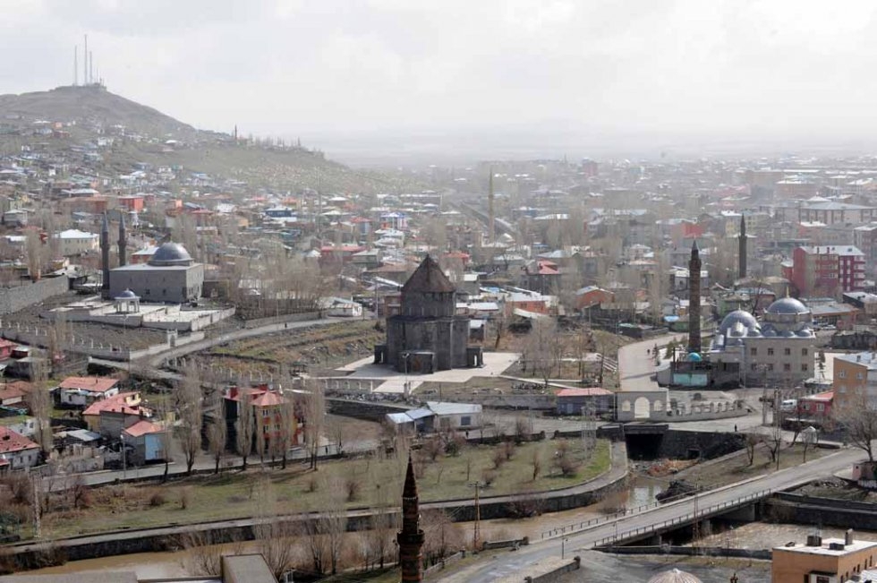 The Turkish city of Kars. April, 2009. The Turkish city of Kars. April, 2009.