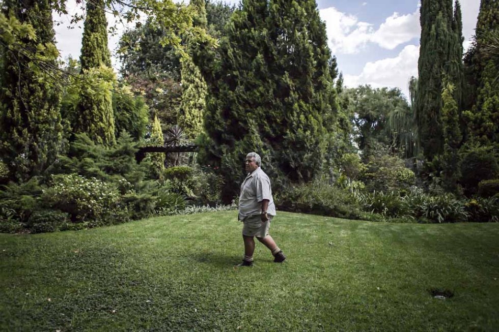 Kobus Dannhauser at his farm. February 12, 2016. Kobus Dannhauser at his farm. February 12, 2016.