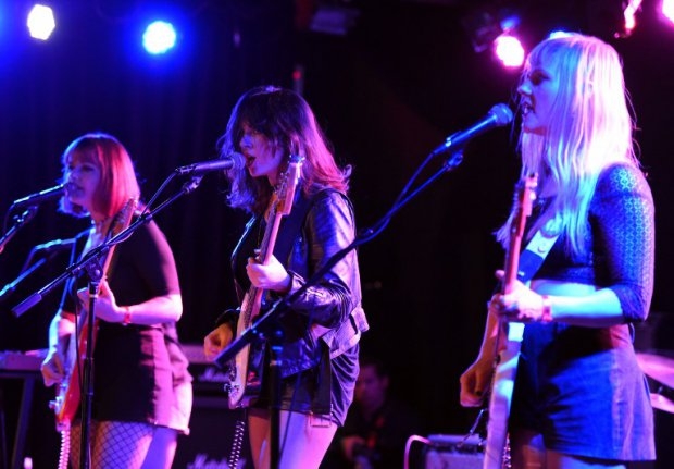 The Irish band "September Girls"performs at the Knitting Factory on October 23, 2014 in New York The Irish band "September Girls"performs at the Knitting Factory on October 23, 2014 in New York