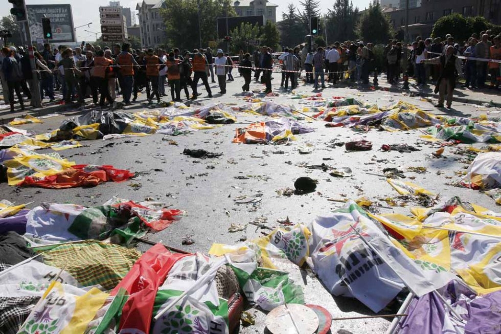 Victims of the Ankara bombing on October 10, 2015. Victims of the Ankara bombing on October 10, 2015.