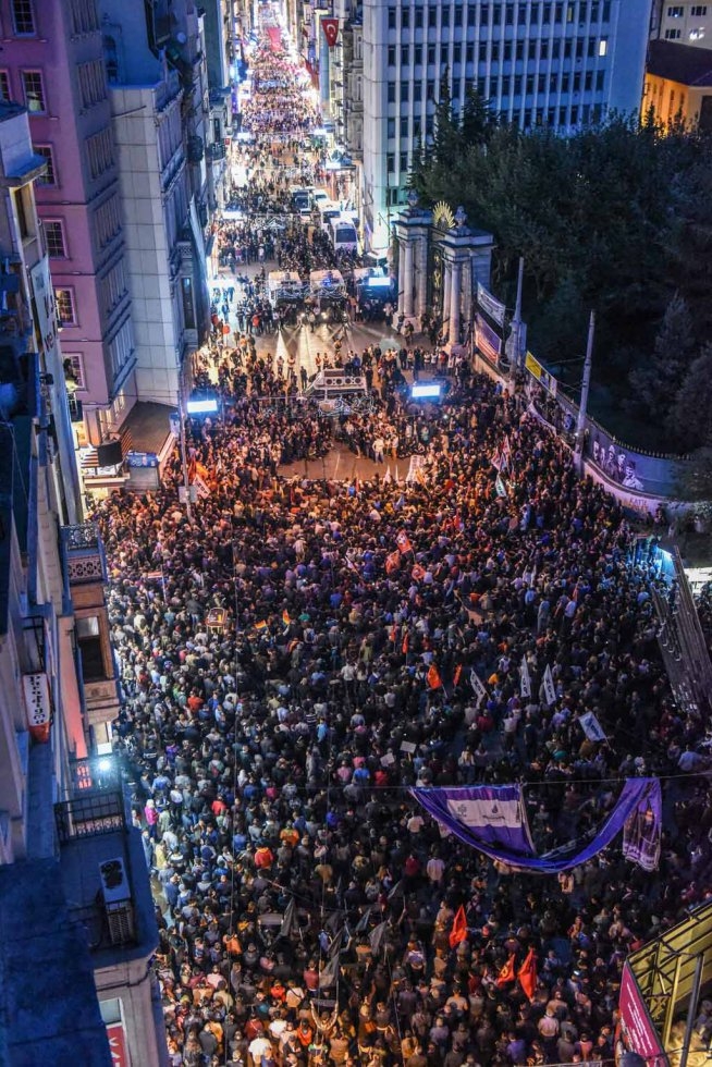 Protesters rally against the deadly October twin blasts in Ankara. Protesters rally against the deadly October twin blasts in Ankara.