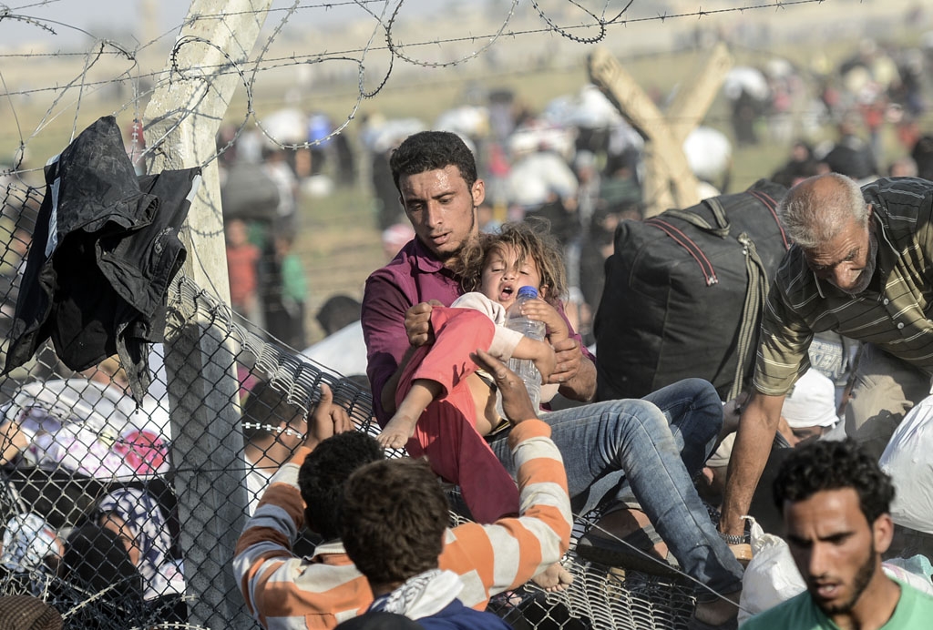 TURKEY-SYRIA-CONFLICT-REFUGEES-BORDER TURKEY-SYRIA-CONFLICT-REFUGEES-BORDER