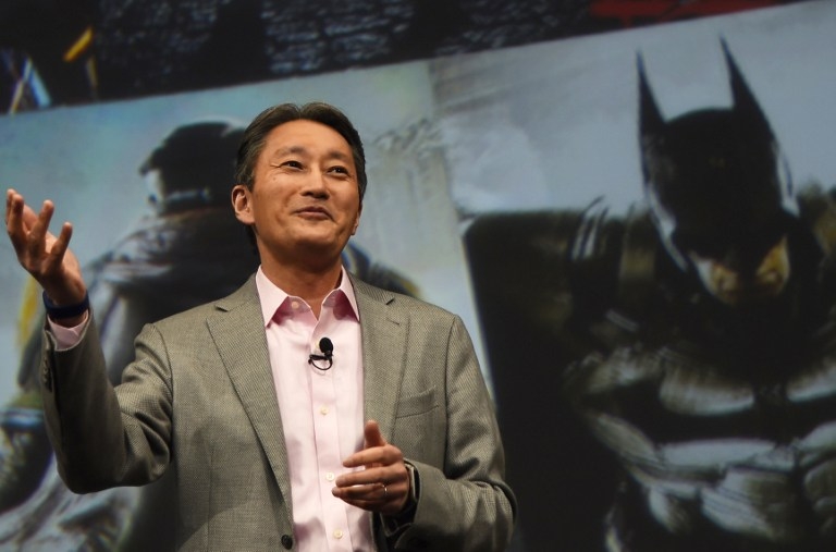 Sony President and CEO Kazuo Hirai at CES on January 5, 2015 Sony President and CEO Kazuo Hirai at CES on January 5, 2015