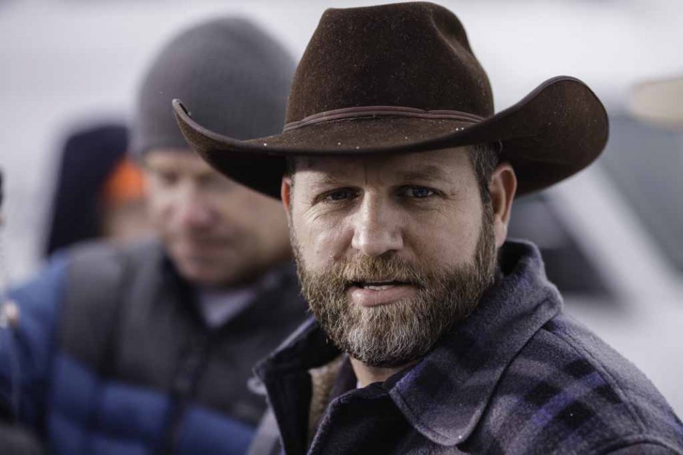 Leader of the occupiers, Ammon Bundy. January 5, 2016. Leader of the occupiers, Ammon Bundy. January 5, 2016.