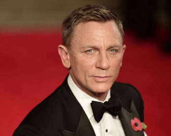 What is he really thinking? Daniel Craig at the premiere. (AFP/Leon Neal)