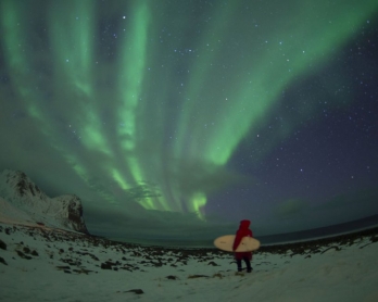 The Northern Lights. (AFP/Olivier Morin)